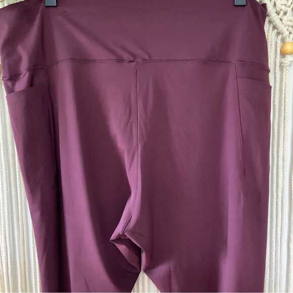 SOMA 24/7 High Waist Pocket Leggings Merlot Size XL - Picture 6 of 12